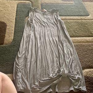 Gray t shirt dress